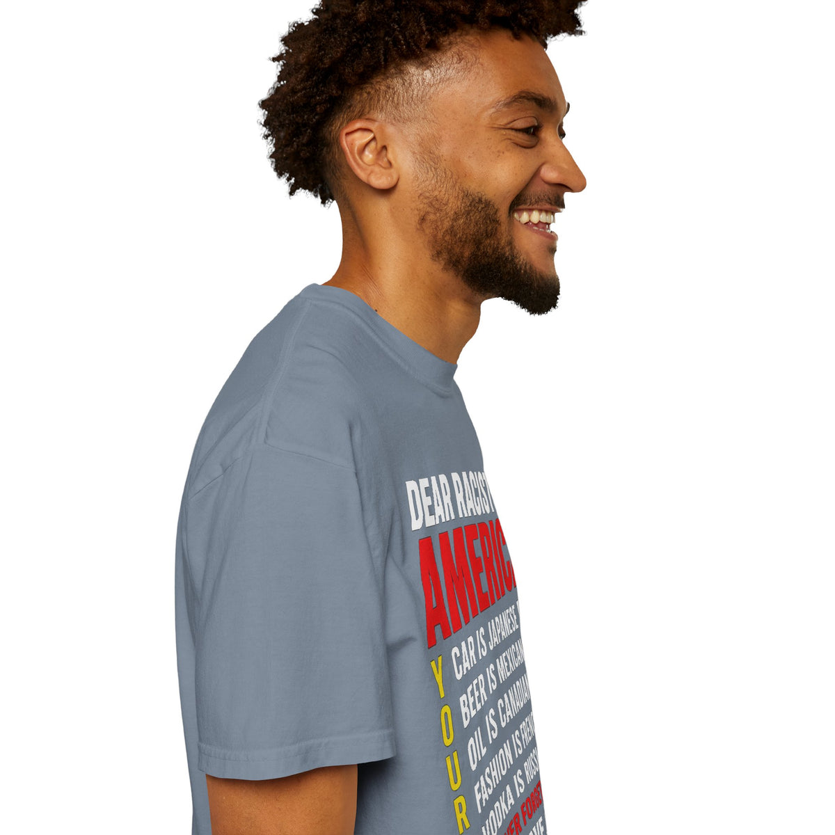 Dear Racists in America Anti-Racism Comfort Colors Tee