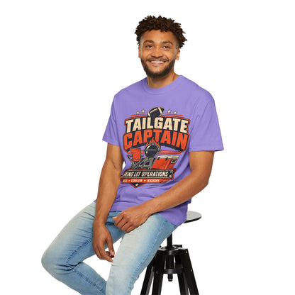 Tailgate Captain Football Game Day Comfort Colors T-Shirt