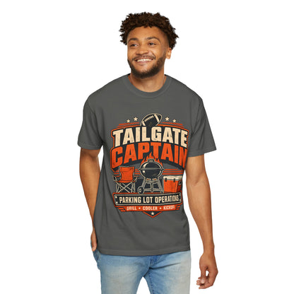 Tailgate Captain Football Game Day Comfort Colors T-Shirt