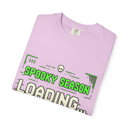 Spooky Season Loading Gamer Halloween Comfort Colors Tee