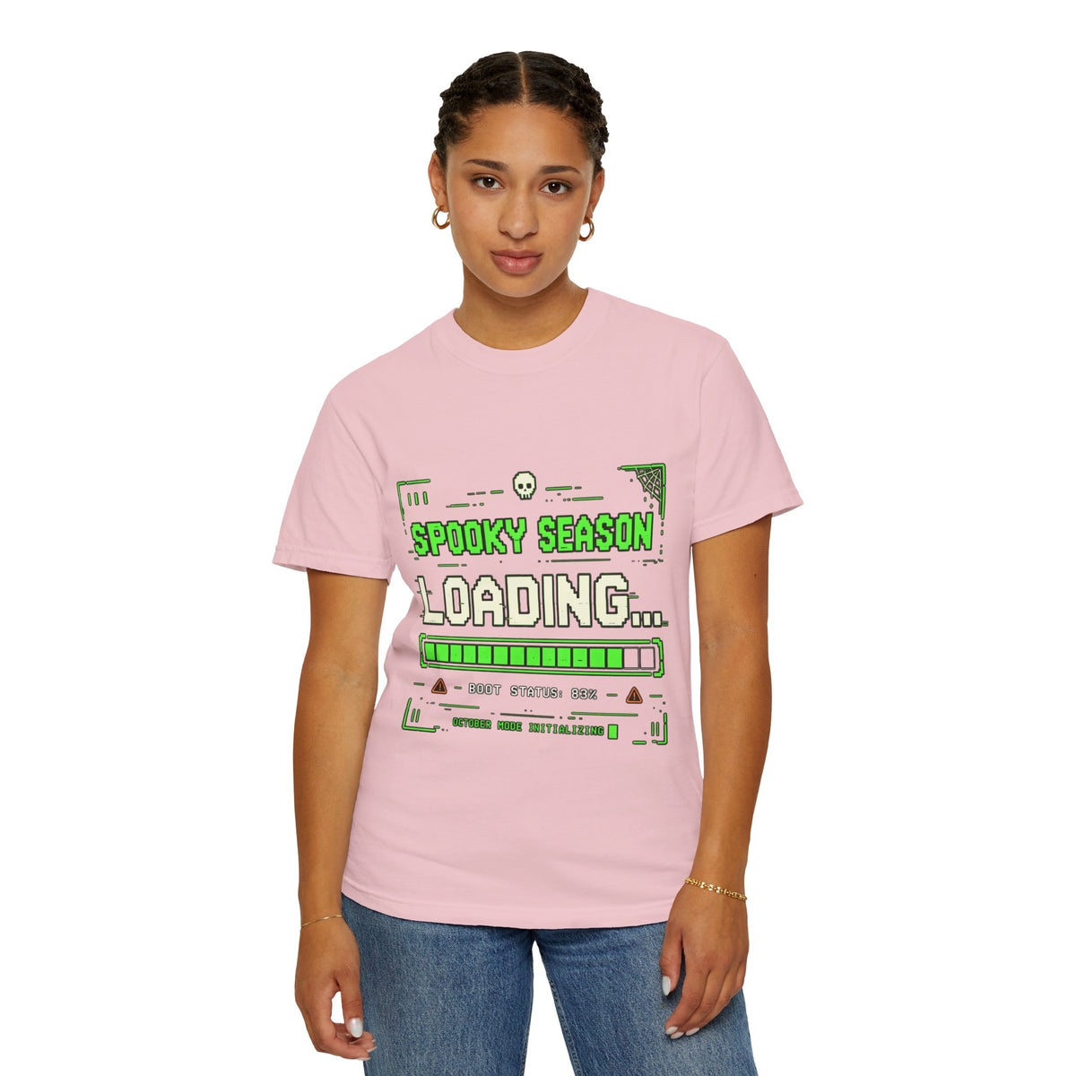 Spooky Season Loading Gamer Halloween Comfort Colors Tee