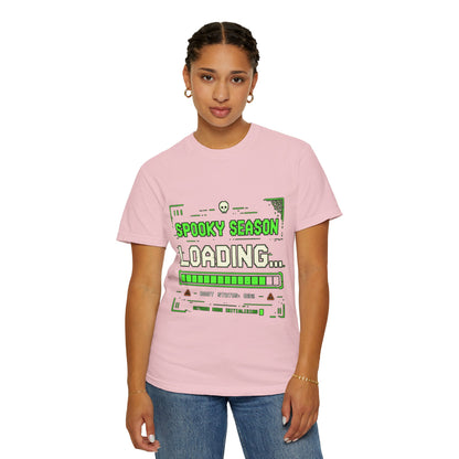 Spooky Season Loading Gamer Halloween Comfort Colors Tee