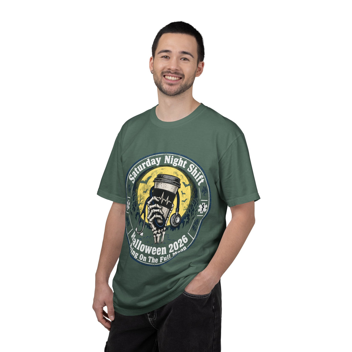 Saturday Night Shift Halloween 2026 Comfort Colors Tee
