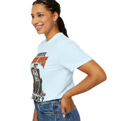Horror Movies Game 7 Baseball Comfort Colors T-Shirt