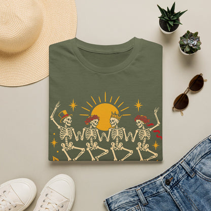 American Traditional Tattoo Skeleton Dance Shirt
