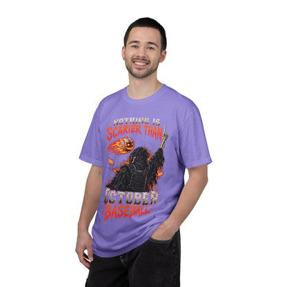 October Baseball Halloween Comfort Colors Graphic T-Shirt