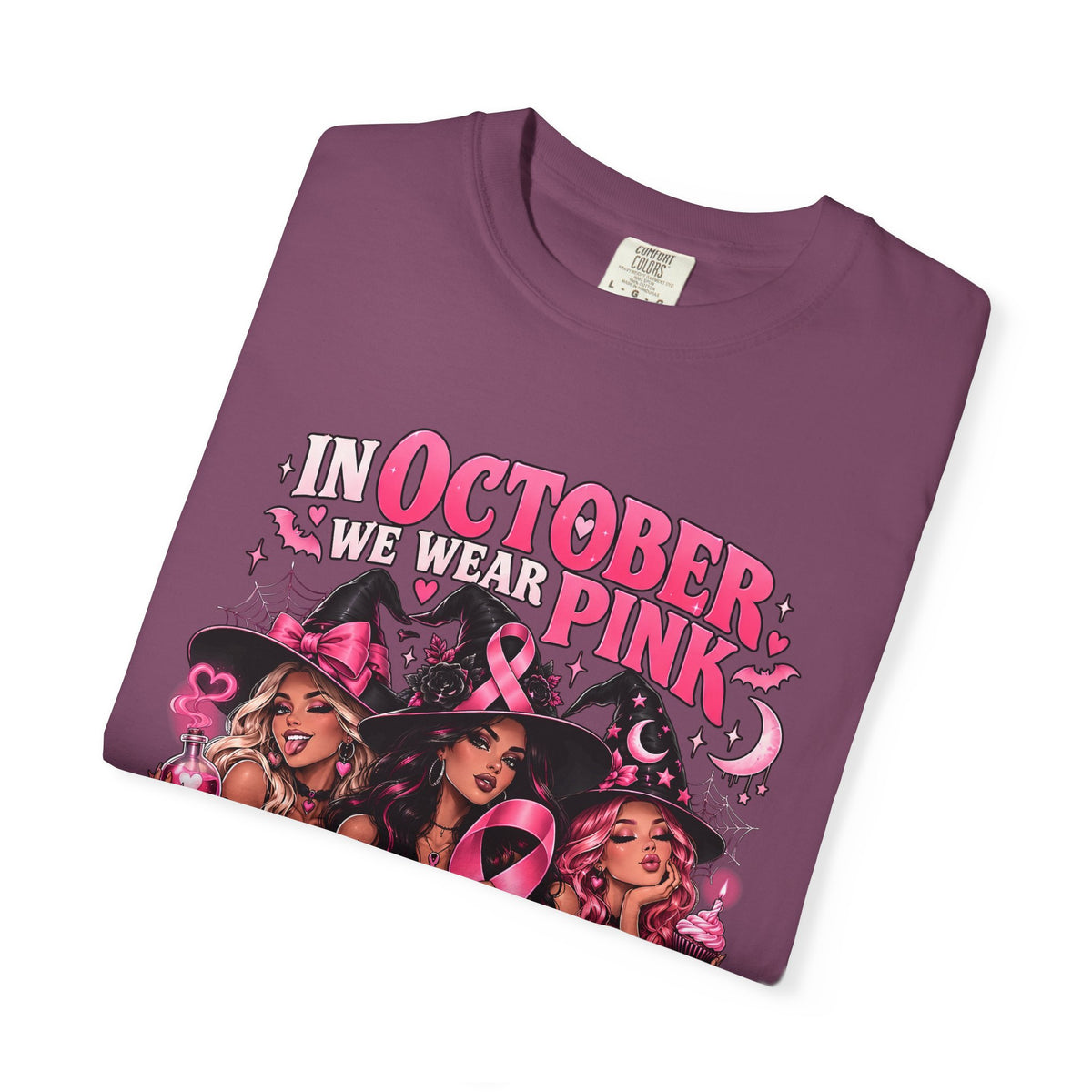 In October We Wear Pink My Coven Fights in Pink Tee