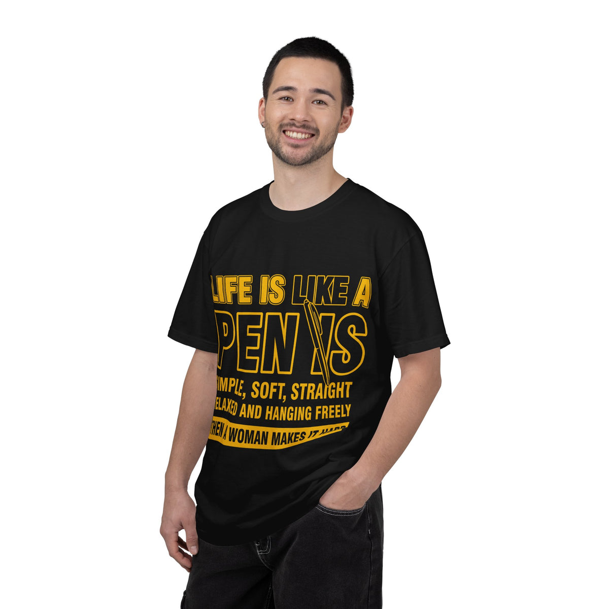 Life Is Like a Penis Adult Humor Comfort Colors T-Shirt