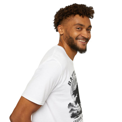 Battle Born Shadow Raised 1864 Shirt – Dark Western Horseman Moon Tee