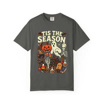 Tis the Season Spooky Halloween Comfort Colors Graphic Tee