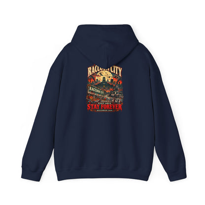 Welcome to Raccoon City Halloween 2026 Gildan 18500 Hoodie