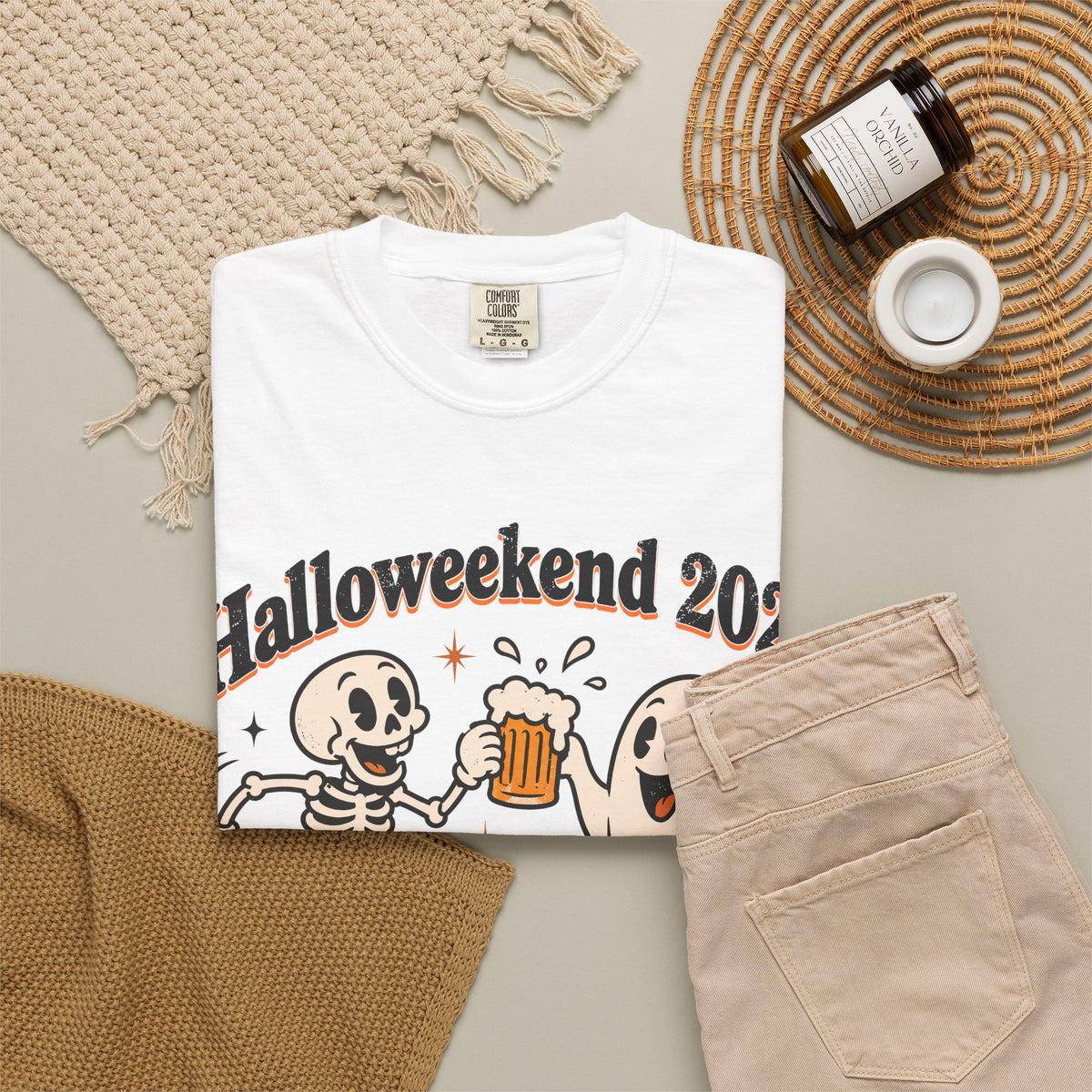 Halloweekend 2026 Boos & Booze Comfort Colors Tee