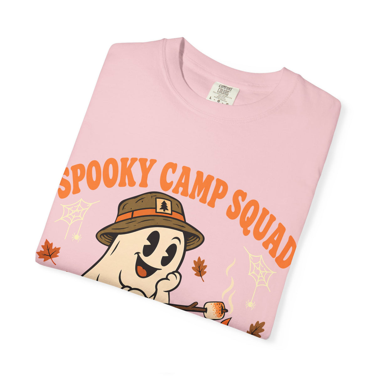 Spooky Camp Squad Campfires & Cobwebs Comfort Colors Tee