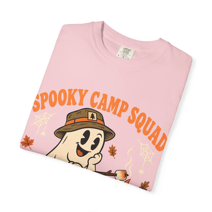 Spooky Camp Squad Campfires & Cobwebs Comfort Colors Tee