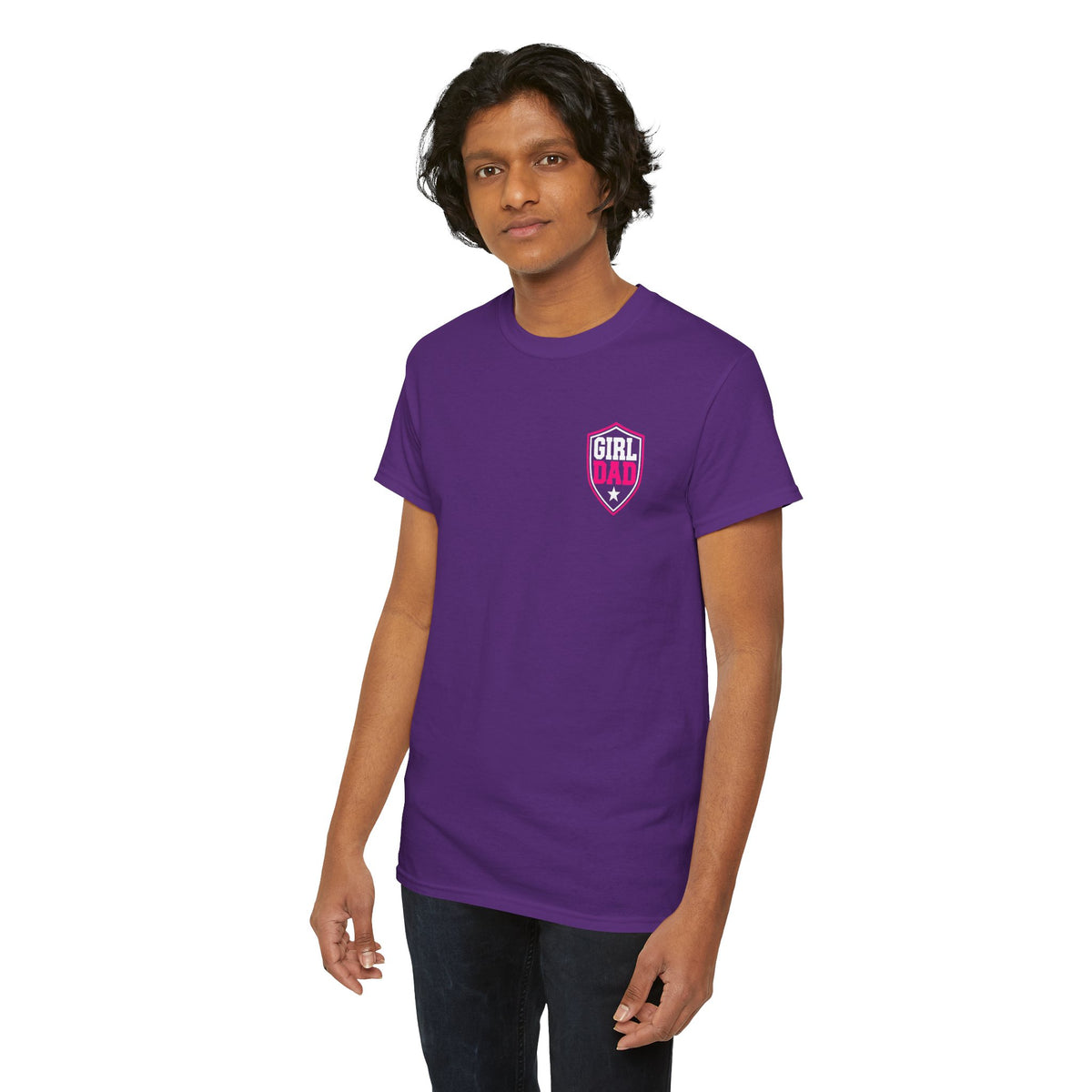Girl Dad I Raise Strong Girls Graphic Tee
