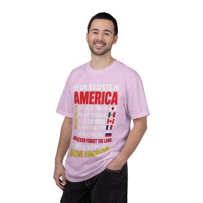 Dear Racists in America Anti-Racism Comfort Colors Tee