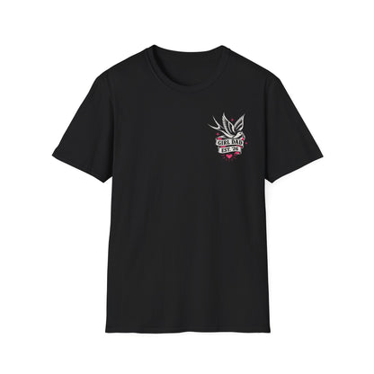 Raising Rebels Girl Dad Biker Graphic Tee