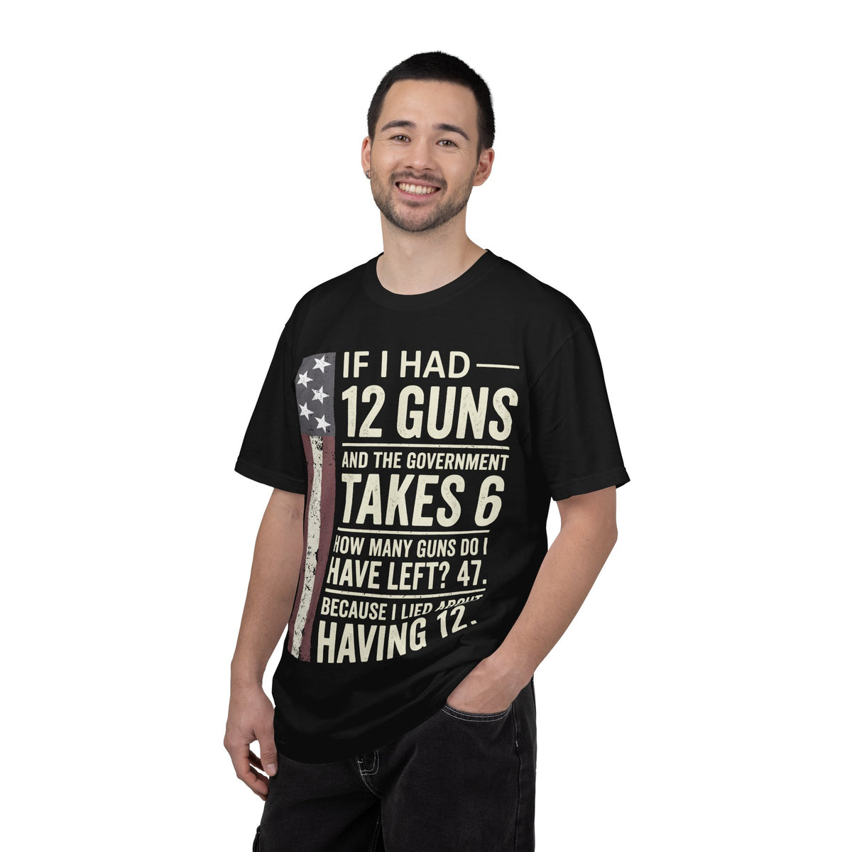 If I Had 12 Guns Funny Gun Math Comfort Colors T-Shirt