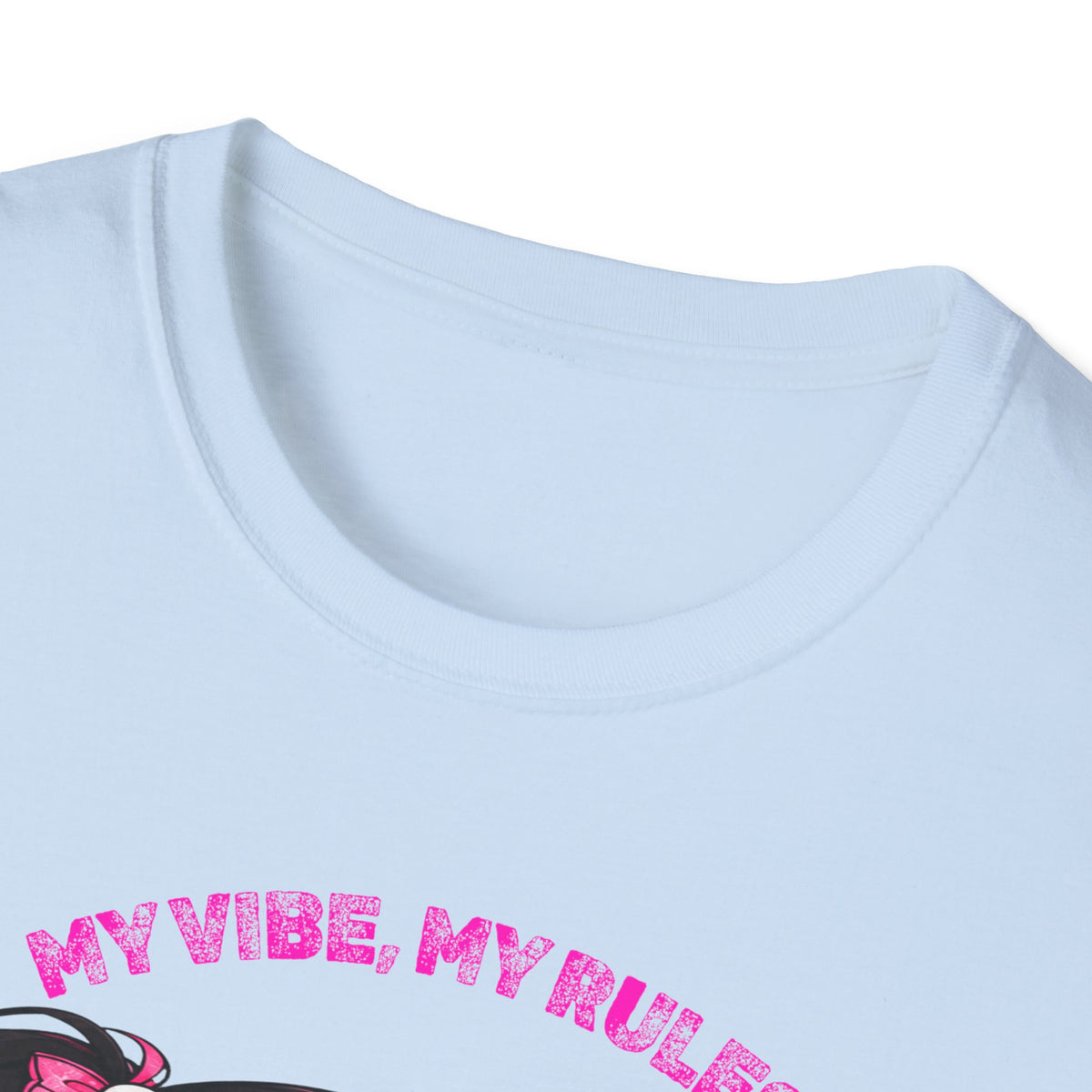 My Vibe, My Rules Anime Chibi Graphic Tee