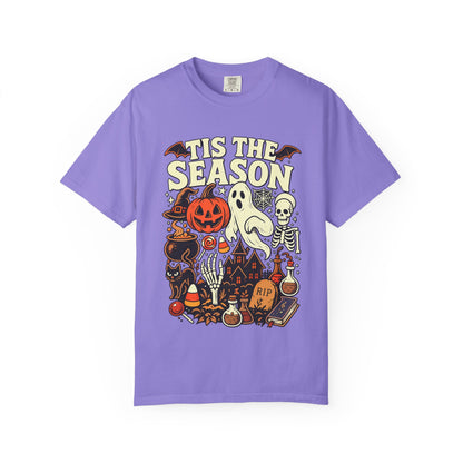 Tis the Season Spooky Halloween Comfort Colors Graphic Tee