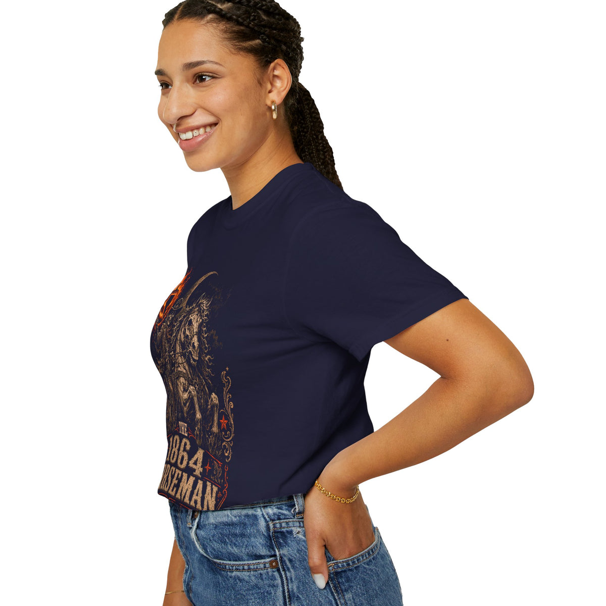 The 1864 Horseman Carson City Halloween Comfort Colors Tee