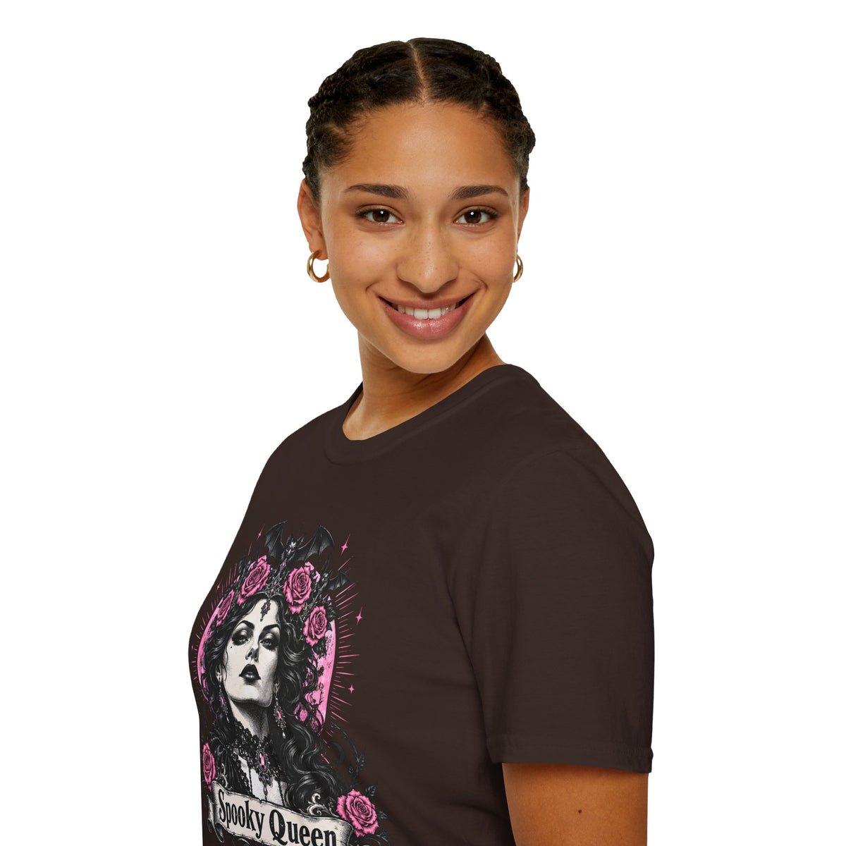 Pink Spooky Queen Pastel Gothic Glamour Witch T-Shirt