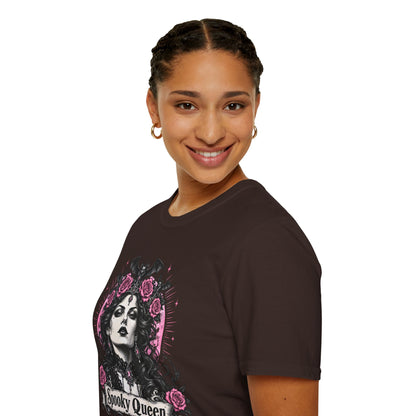 Pink Spooky Queen Pastel Gothic Glamour Witch T-Shirt