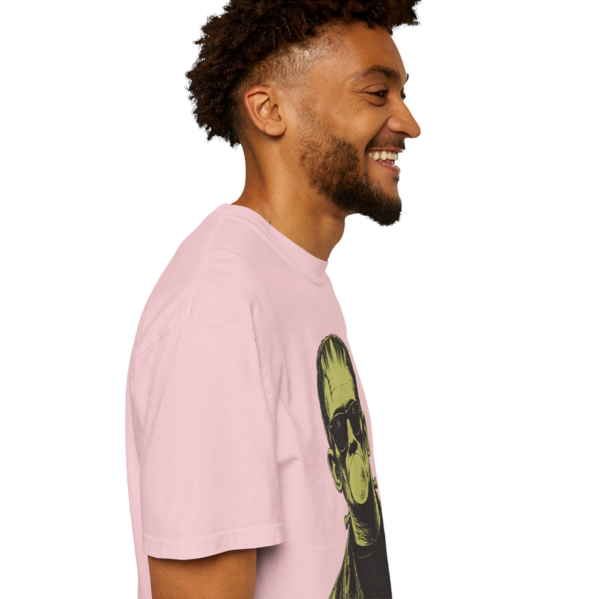 Frankenstein Bubblegum Peace Sign Comfort Colors T-Shirt