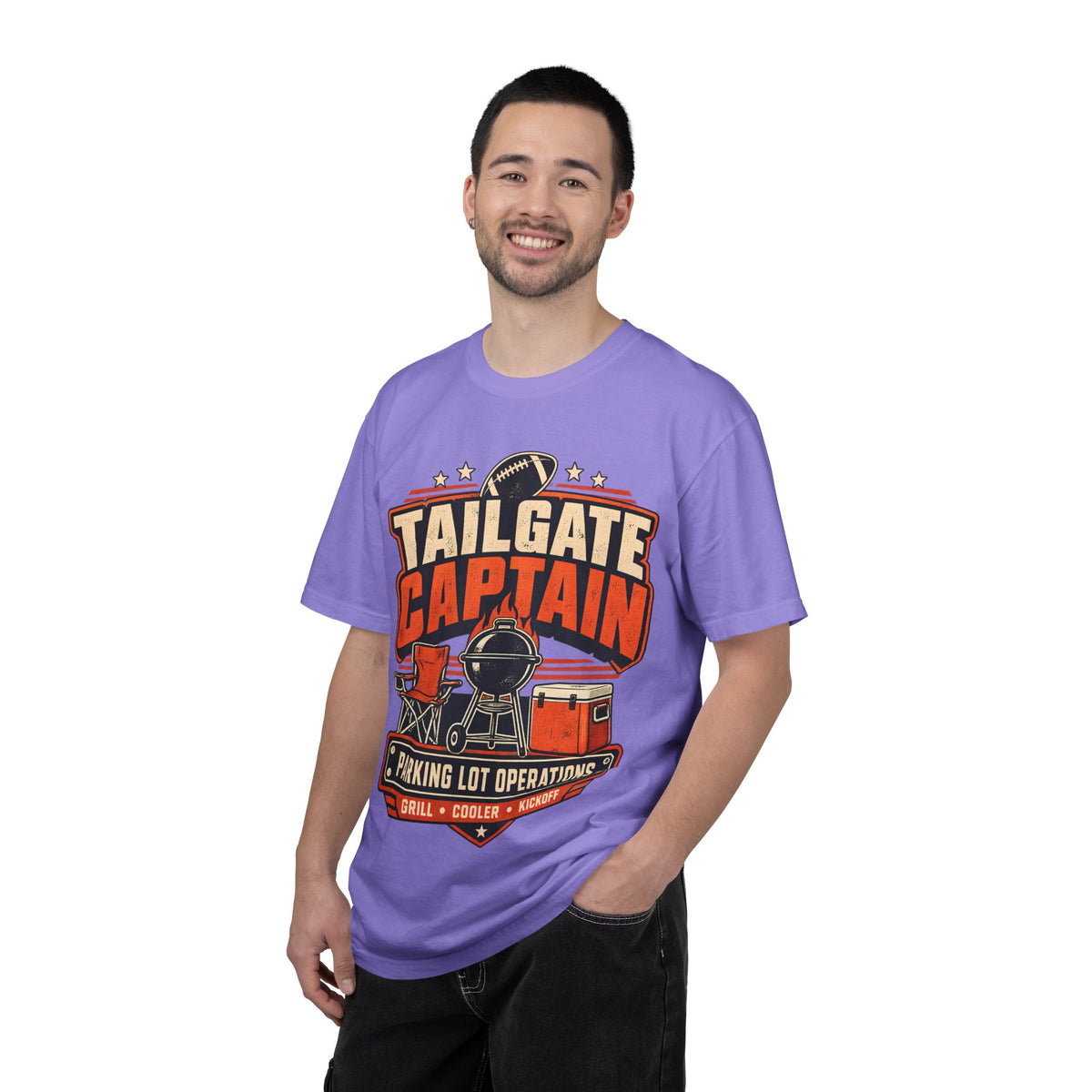 Tailgate Captain Football Game Day Comfort Colors T-Shirt