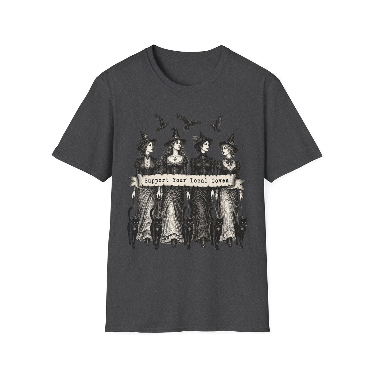 Support Your Local Coven Feminist Witch T-Shirt