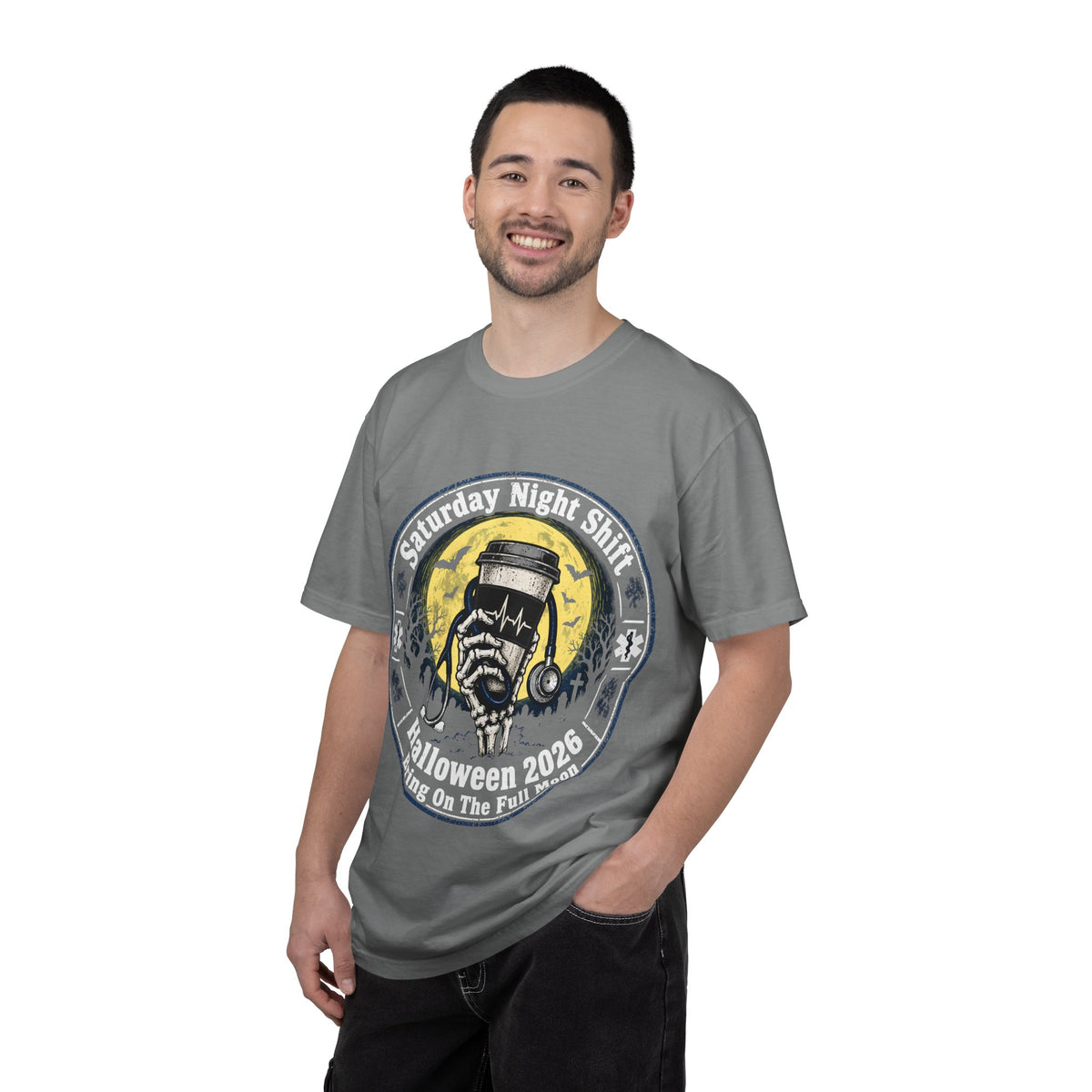 Saturday Night Shift Halloween 2026 Comfort Colors Tee