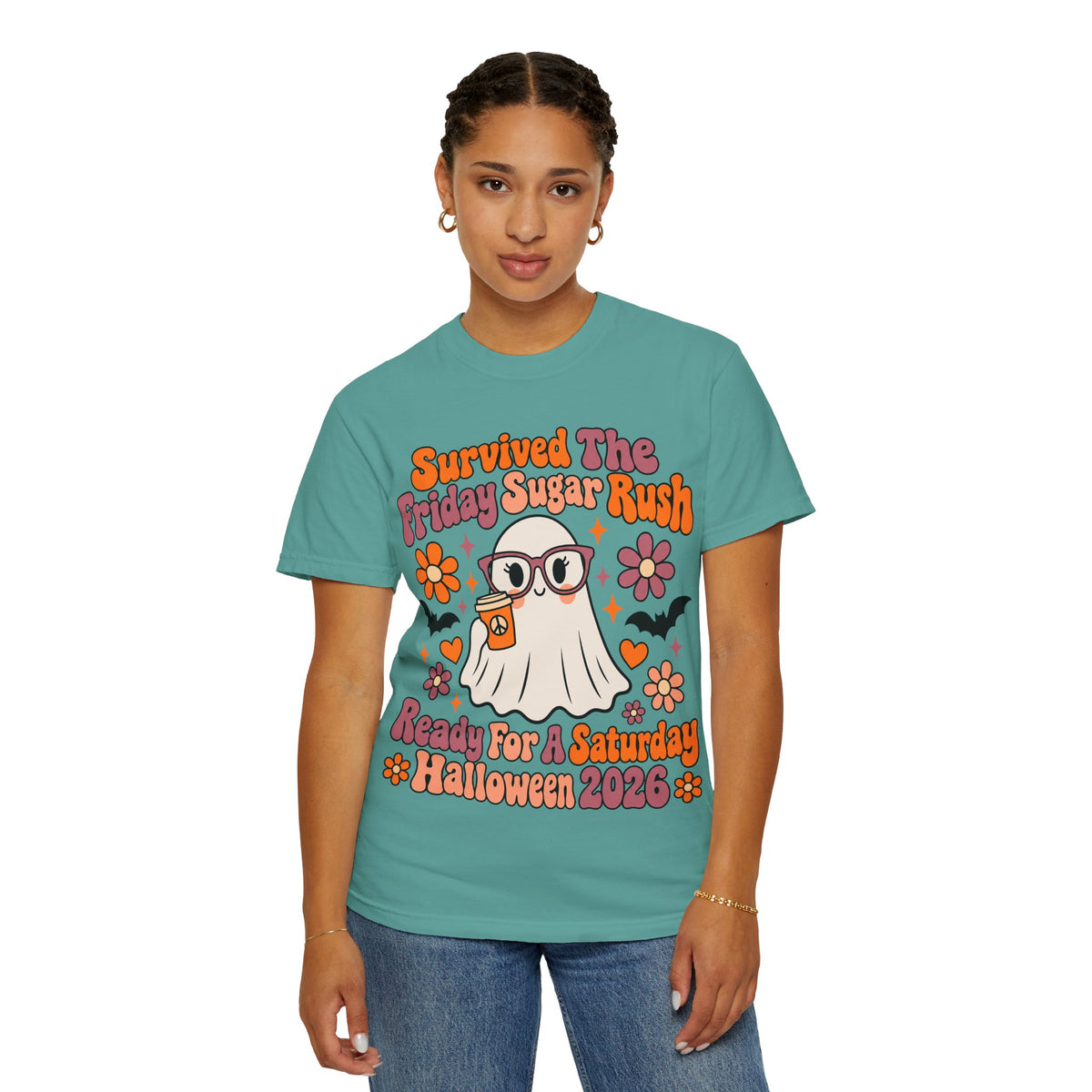 Friday Sugar Rush Halloween 2026 Comfort Colors Tee
