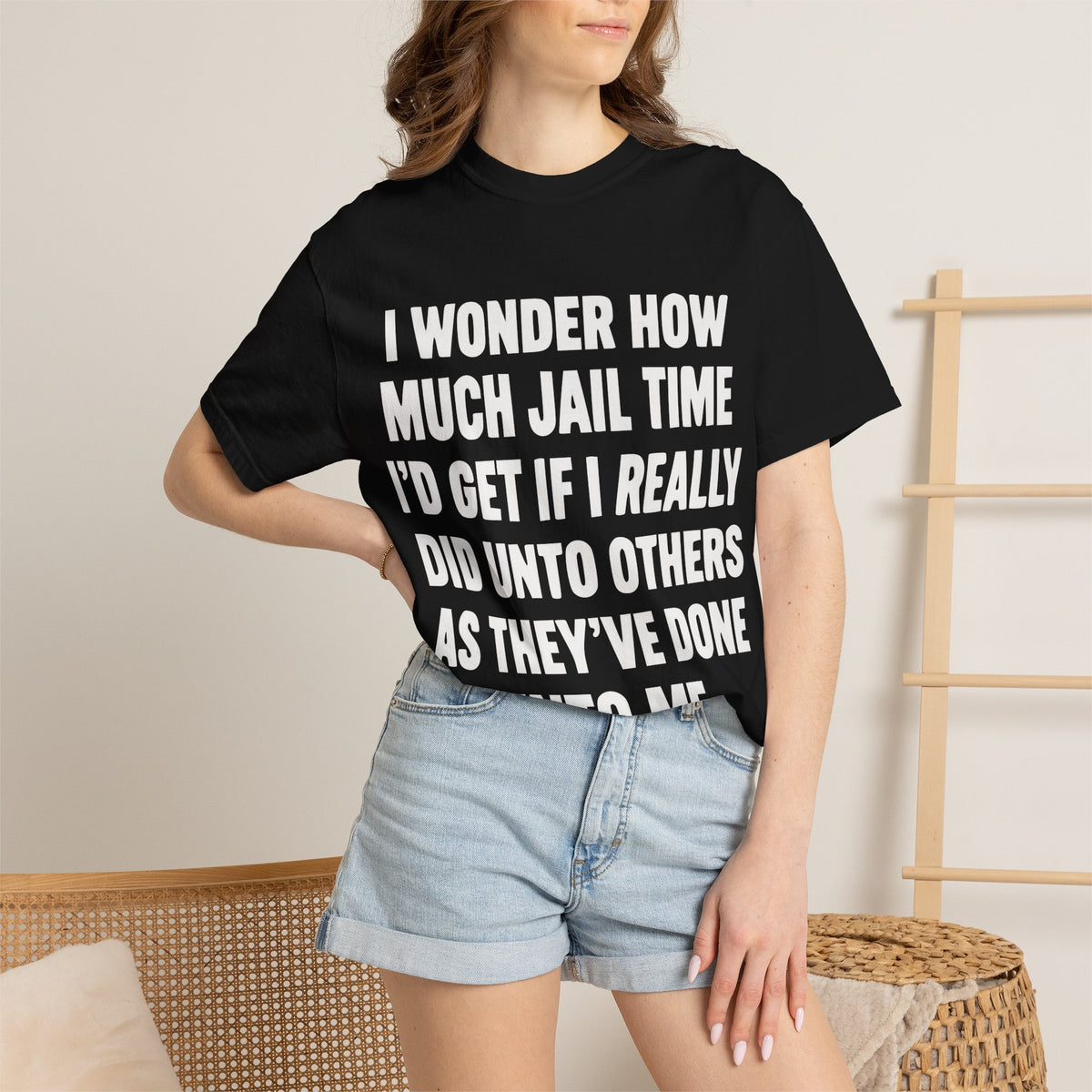 Do Unto Others Jail Time Humor Comfort Colors T-Shirt