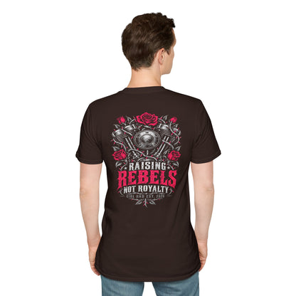 Raising Rebels Girl Dad Biker Graphic Tee