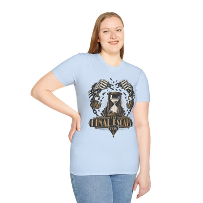 The Final Escape 1926 Shirt – Skeleton Chains Hourglass Art Deco Tee