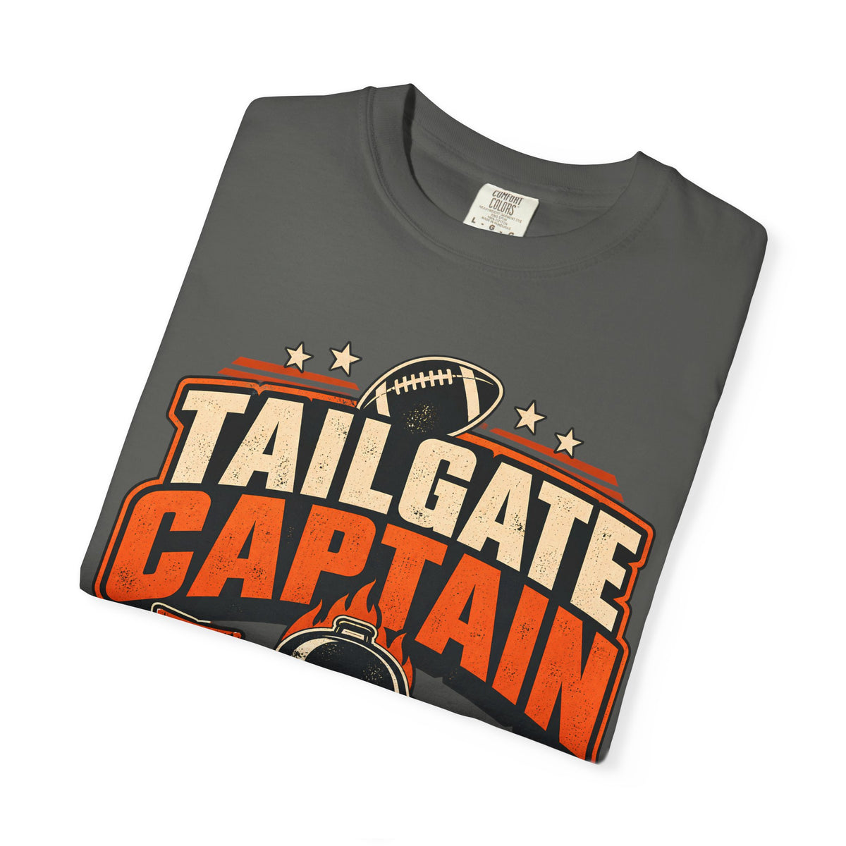 Tailgate Captain Football Game Day Comfort Colors T-Shirt
