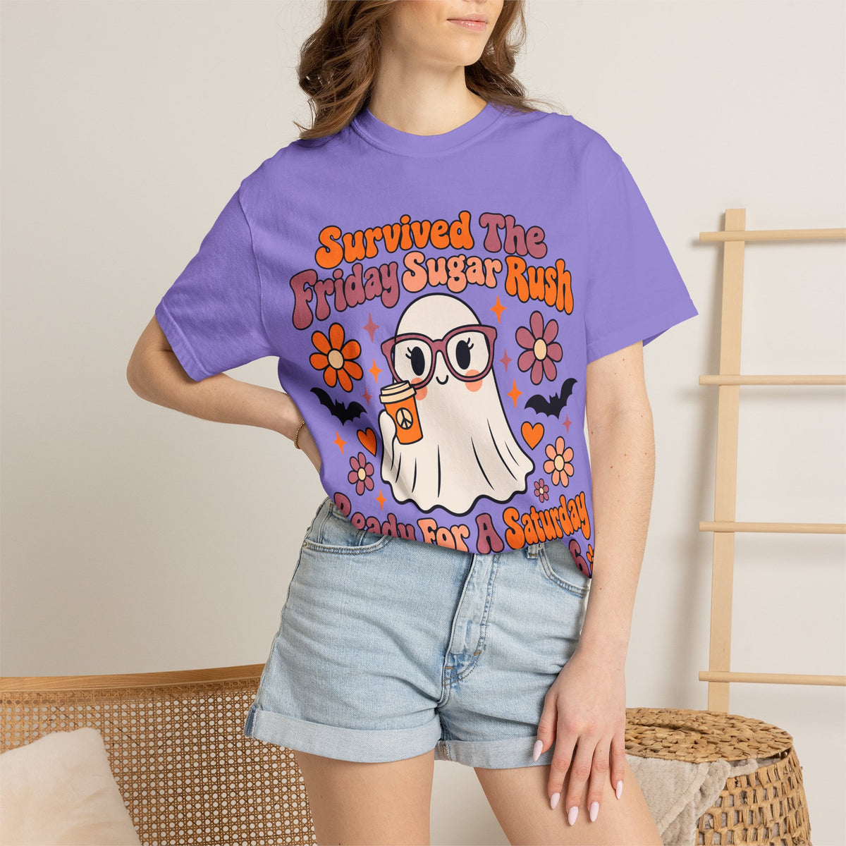 Friday Sugar Rush Halloween 2026 Comfort Colors Tee