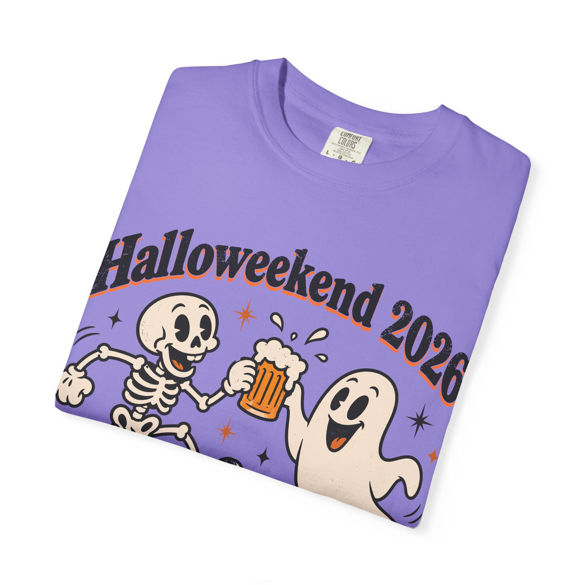 Halloweekend 2026 Boos & Booze Comfort Colors Tee