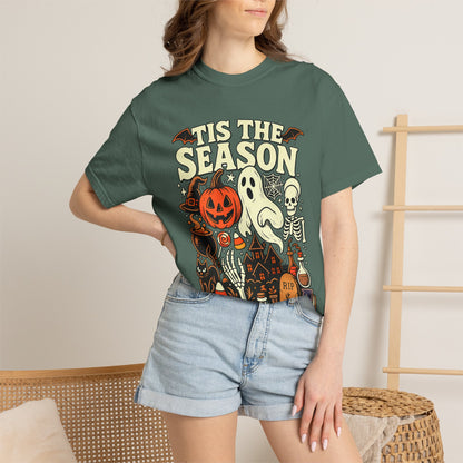 Tis the Season Spooky Halloween Comfort Colors Graphic Tee