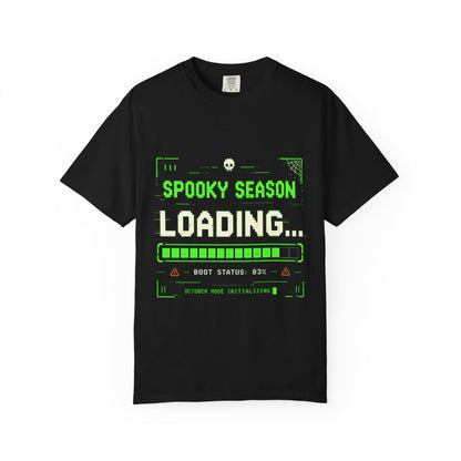 Spooky Season Loading Gamer Halloween Comfort Colors Tee