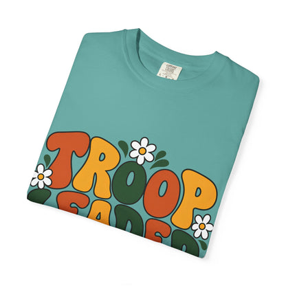 Troop Leader Coffee Campfires Chaos Comfort Colors Tee
