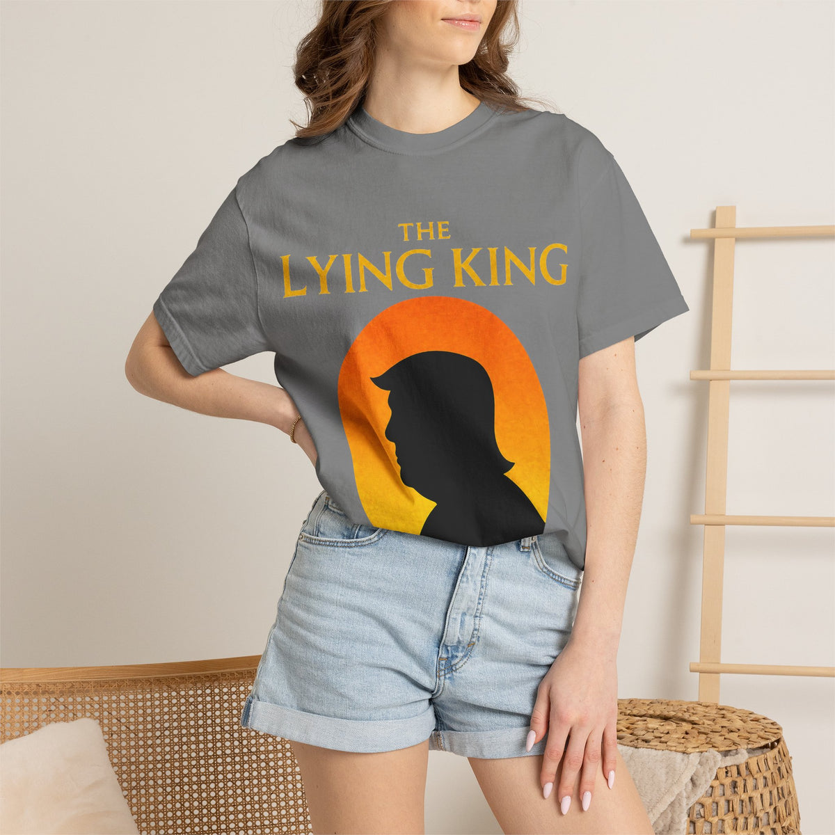 The Lying King Political Satire Comfort Colors T-Shirt