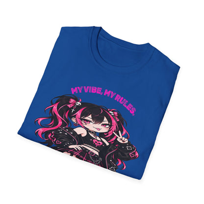 My Vibe, My Rules Anime Chibi Graphic Tee
