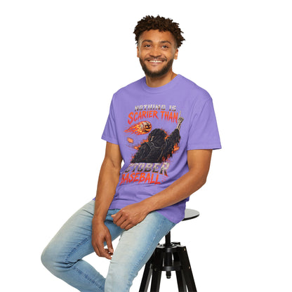 October Baseball Halloween Comfort Colors Graphic T-Shirt