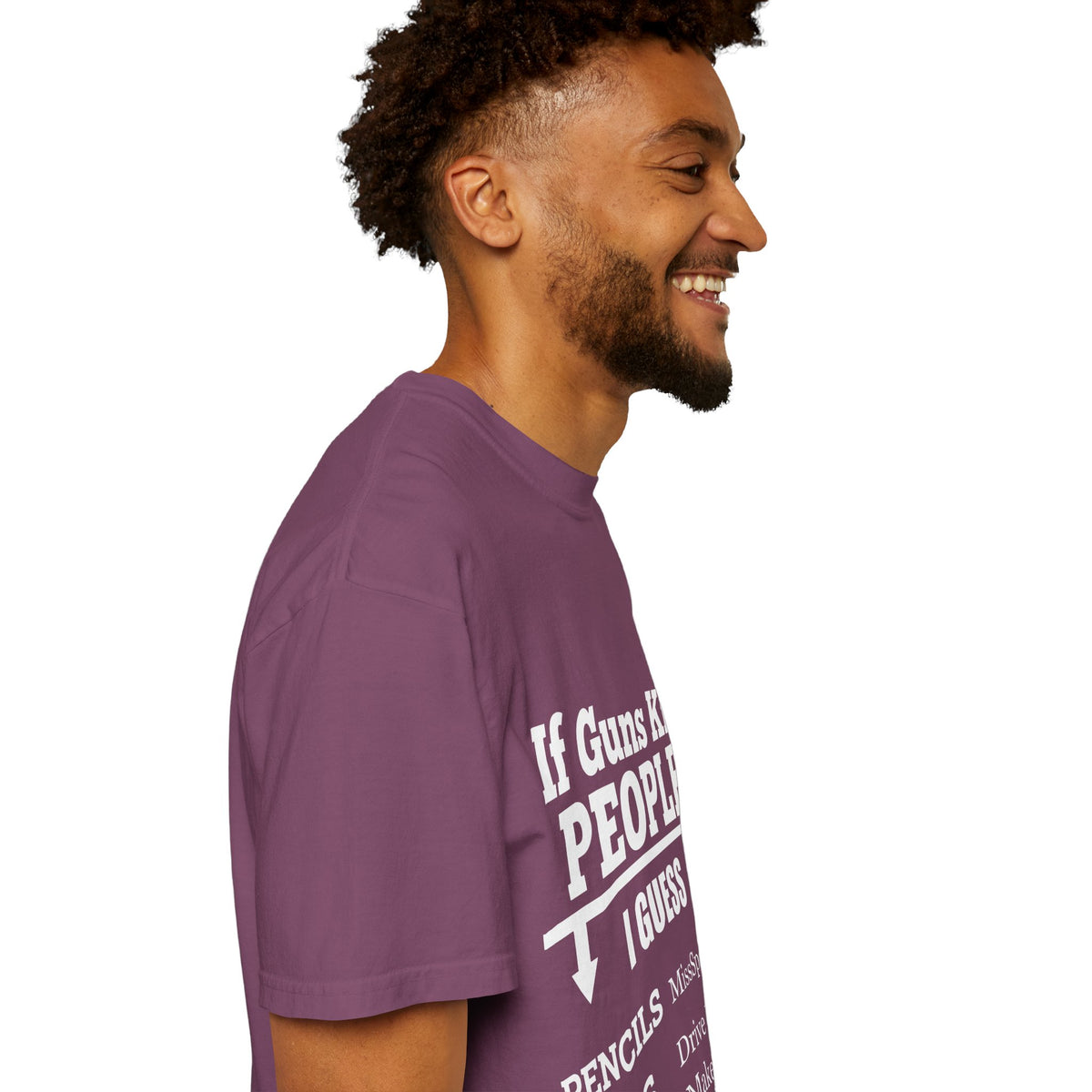 If Guns Kill People Funny Firearm Statement Comfort Colors Tee