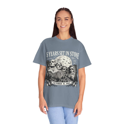 85 Years Set in Stone Mount Rushmore Comfort Colors Tee