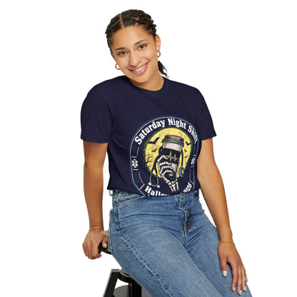 Saturday Night Shift Halloween 2026 Comfort Colors Tee