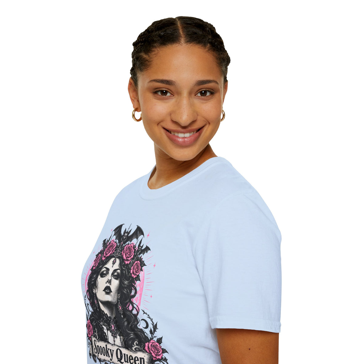 Pink Spooky Queen Pastel Gothic Glamour Witch T-Shirt