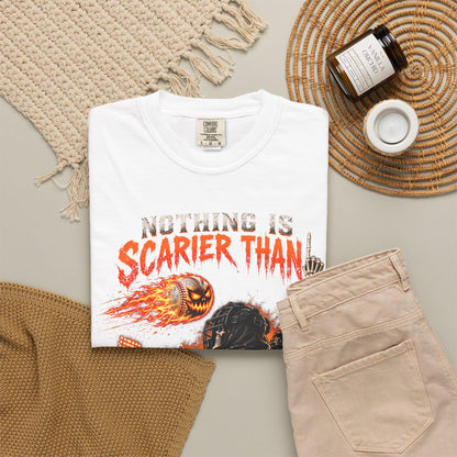 October Baseball Halloween Comfort Colors Graphic T-Shirt