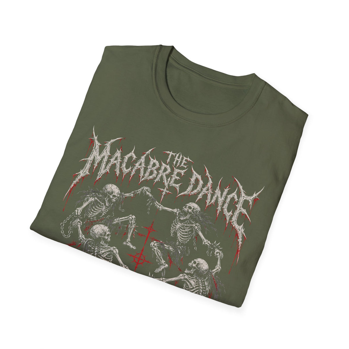 Brutal Metal Mosh Pit Skeletons T-Shirt